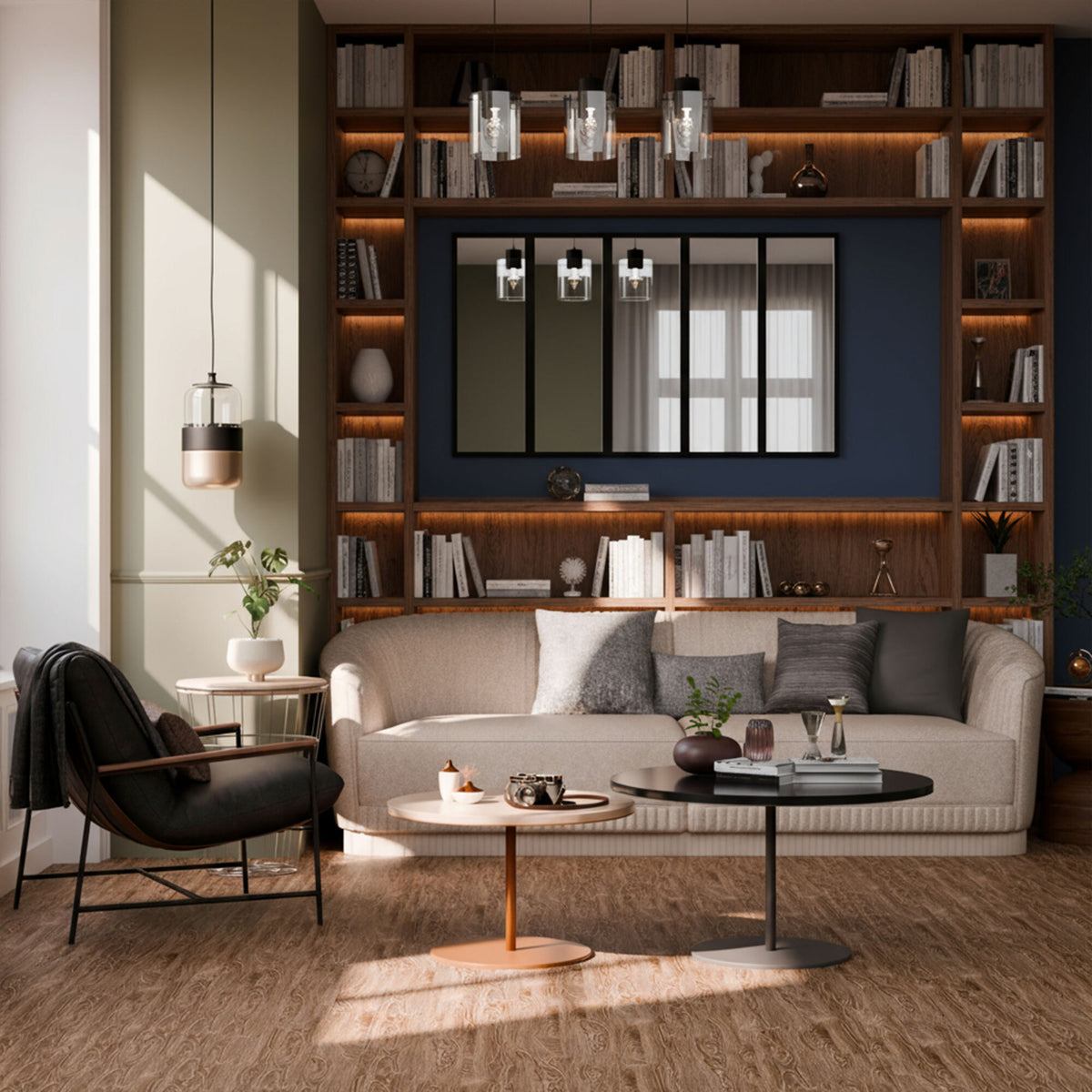 Lame PVC clipsable chêne foncé - décor bois - 122 x 18 cm - 4 mm