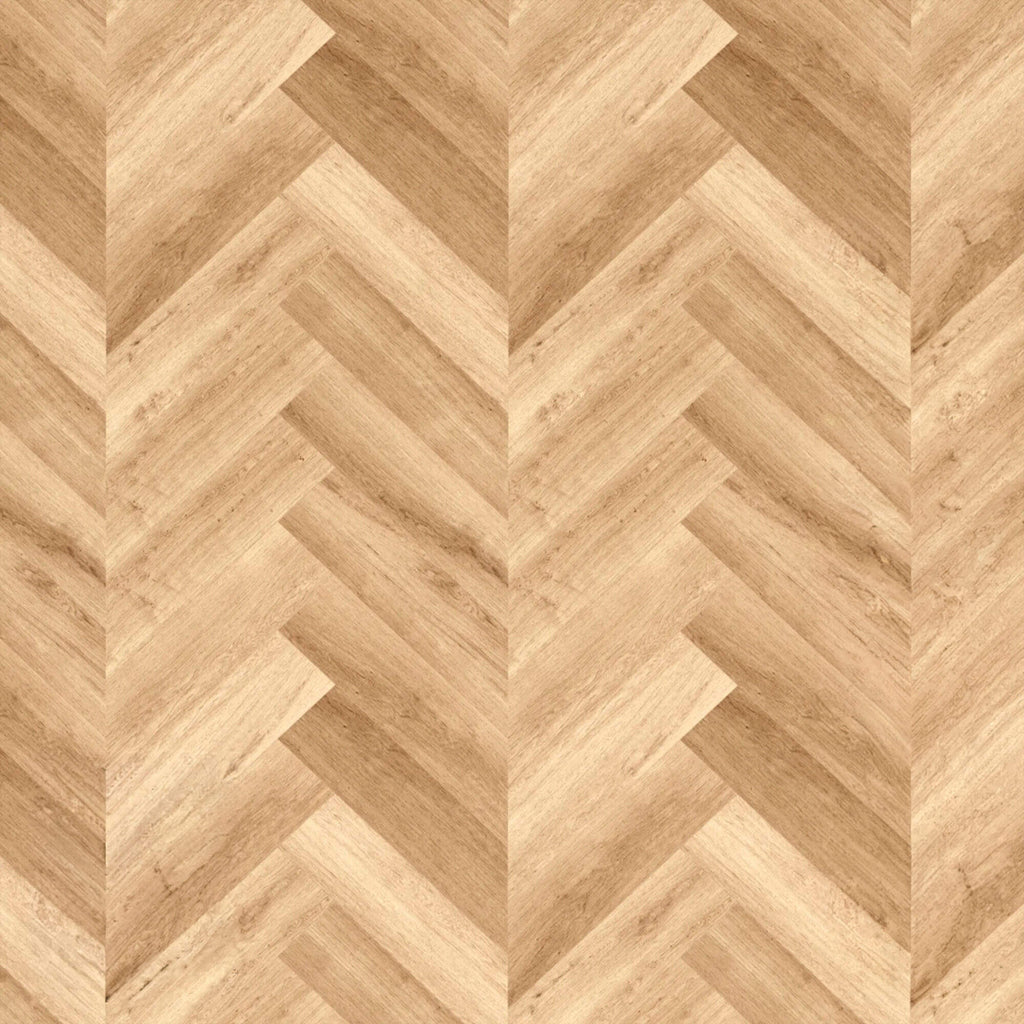 Parquet chevron PVC clipsable bois clair - 122 x 45 cm - 4 mm