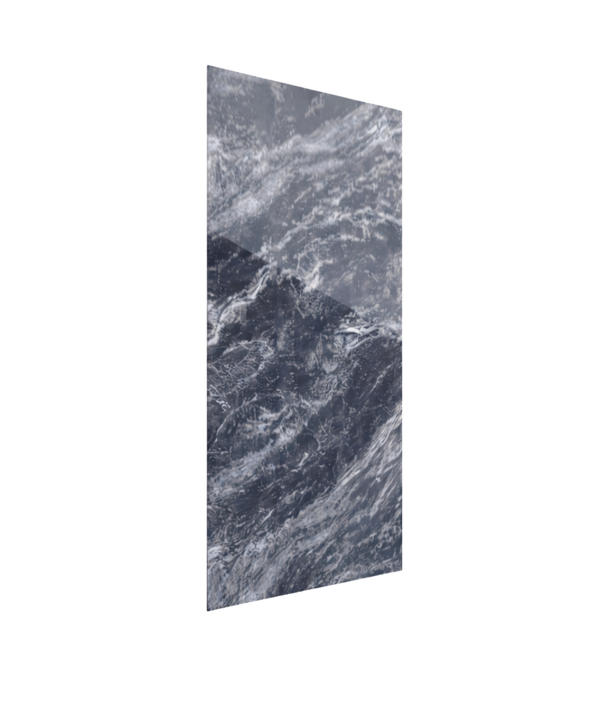 Panneau PVC effet marbre noir 250 x 120 cm - étanche