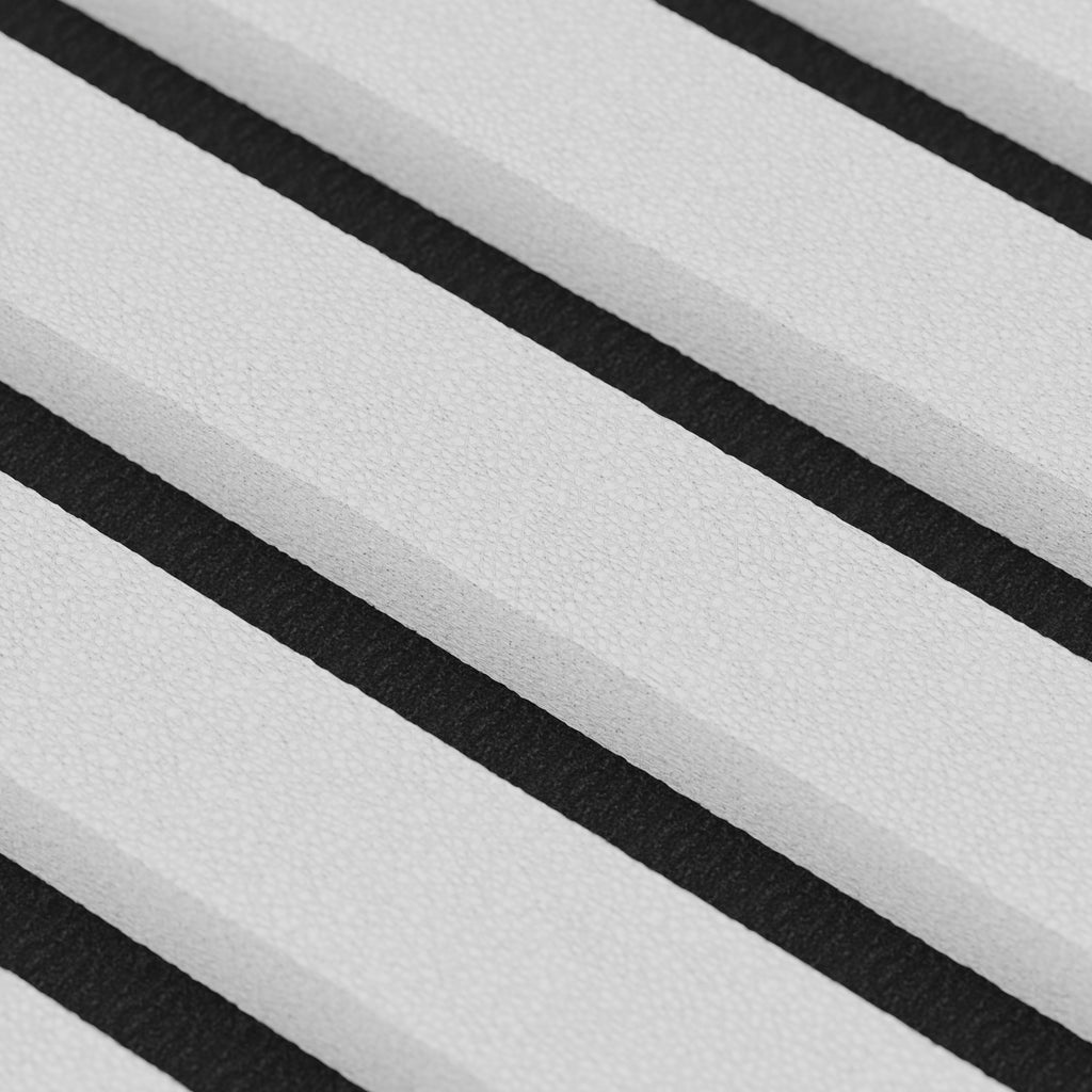 Akustik-Wandpaneel Leder weiß 240 x 60 cm - 21 mm - 2er-Set