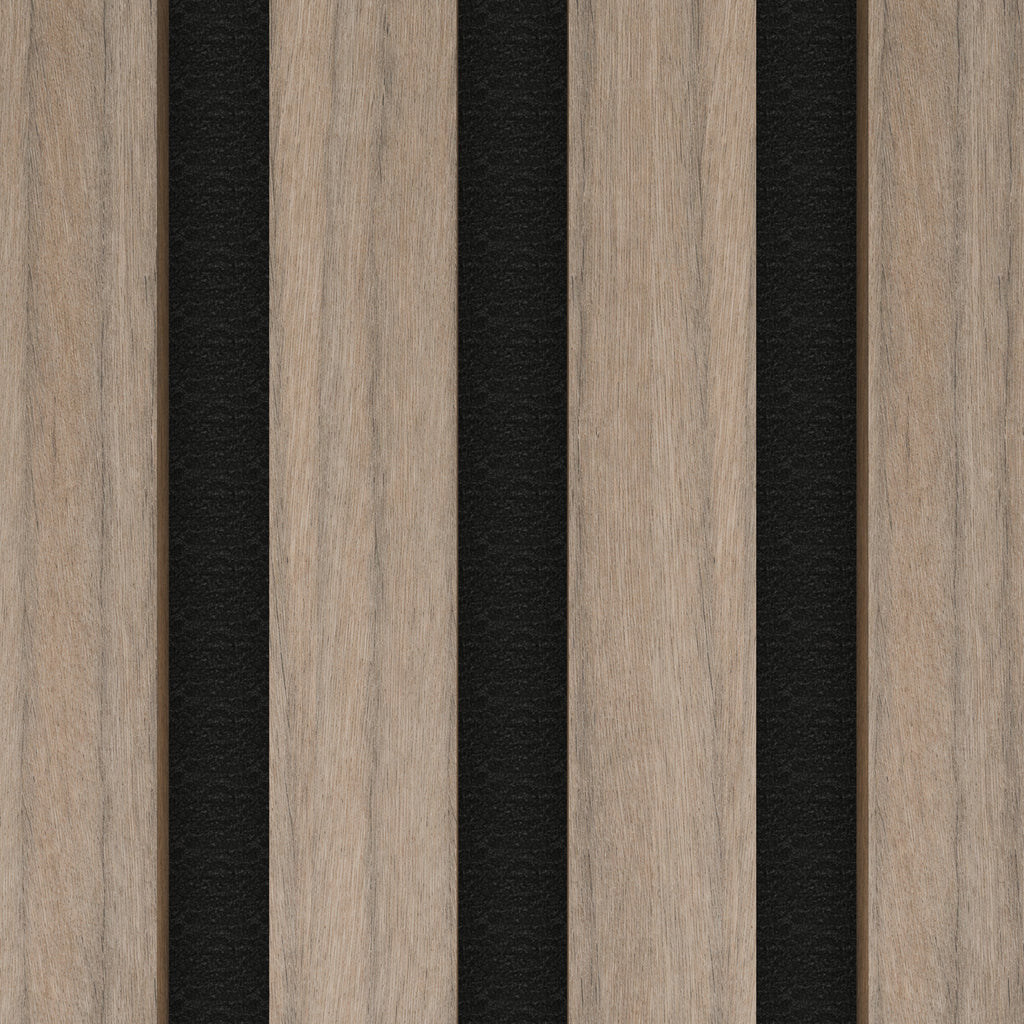 Panneau acoustique mural noyer 240 x 60 cm - 21 mm - lot de 2