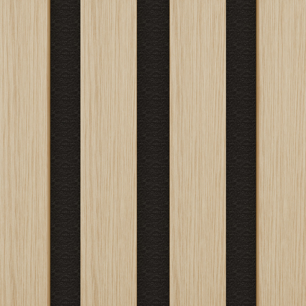 Panneau acoustique mural chêne clair 240 x 60 cm - 11 mm - lot de 4