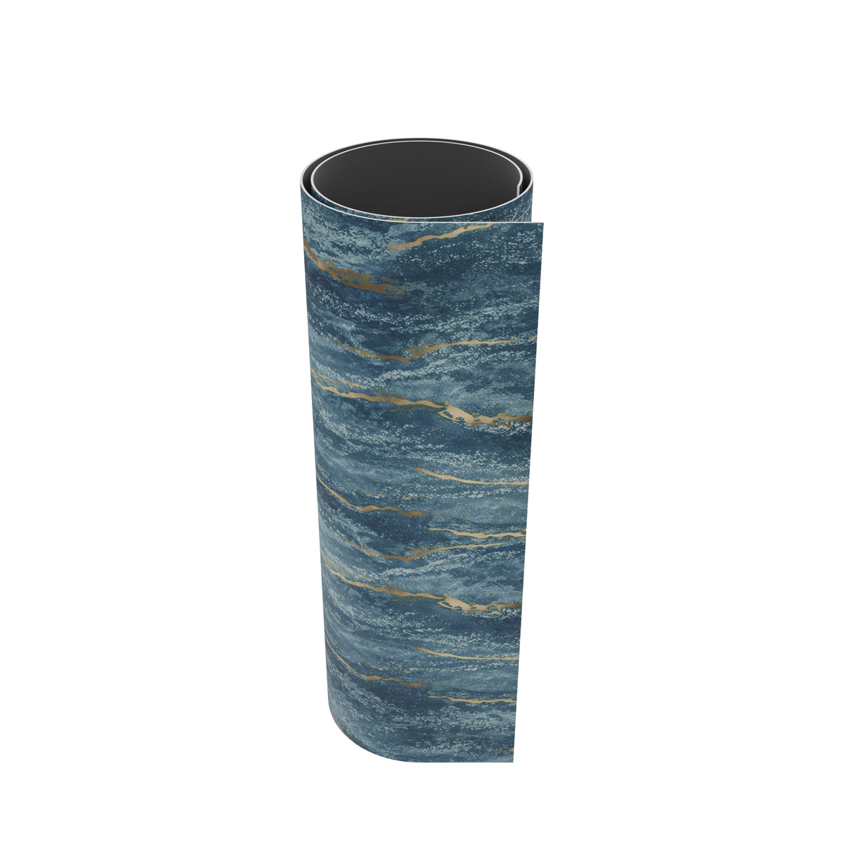 Zelfklevende spatwand wit/chroom met marmerlook 250 x 120 cm - 3 m²