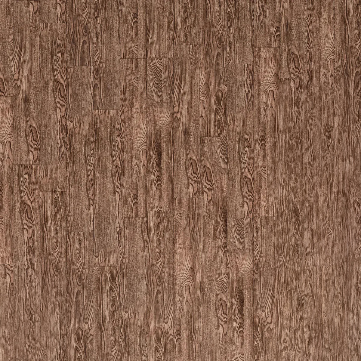 Lame PVC clipsable chêne foncé - décor bois - 122 x 18 cm - 4 mm