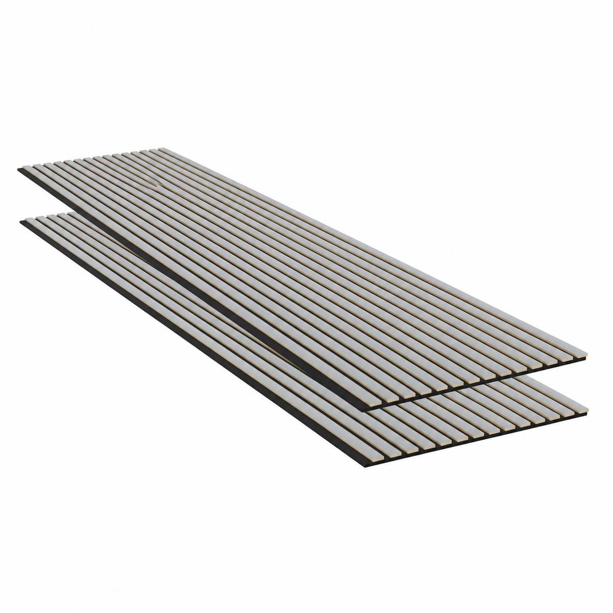 Wand-Akustikpaneel Nussbaum 240 x 60 cm - 11 mm - 4er-Set