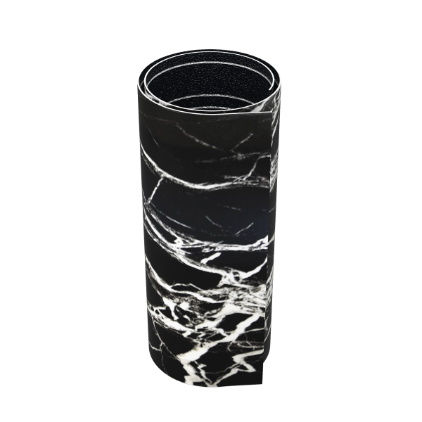 Crédence adhésive marbre noir veines blanches 250 x 120 cm - 3 m²