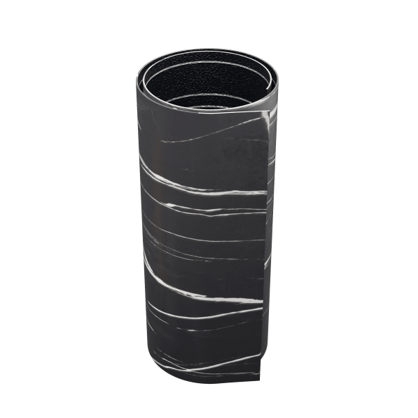 Crédence adhésive effet marbre noir 250 x 120 cm - 3 m²