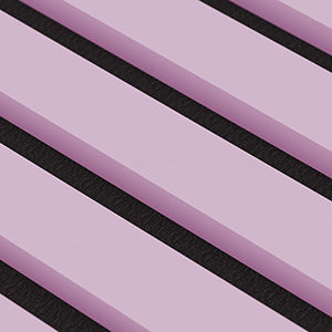Wand-Akustikpaneel mattschwarz 240 x 60 cm - 11 mm - 4er-Set