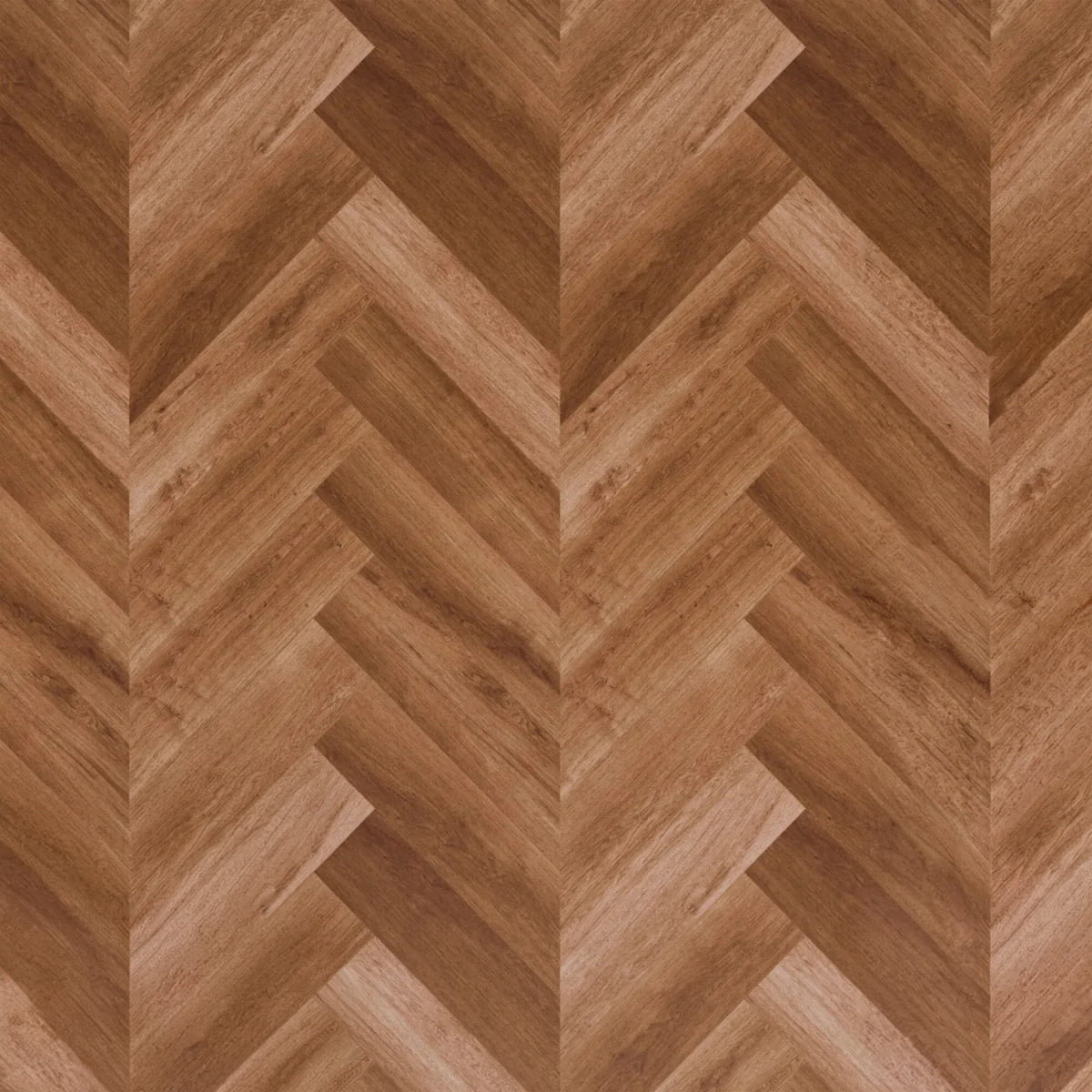 Parquet chevron PVC clipsable bois foncé - 122 x 45 cm - 4 mm