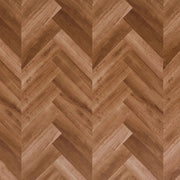PVC-Fischgrätparkett zum Klicken, dunkles Holz – 122 × 45 cm – 4 mm