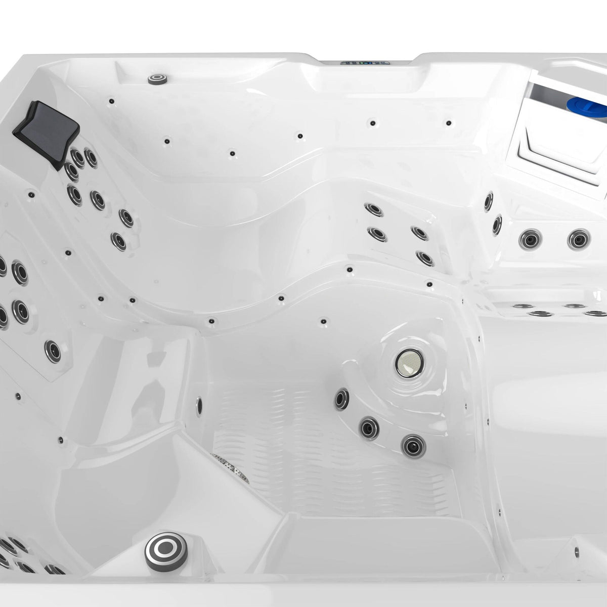 Spa extérieur 5 places - 49 jets inox - habillage bois - PS-J525