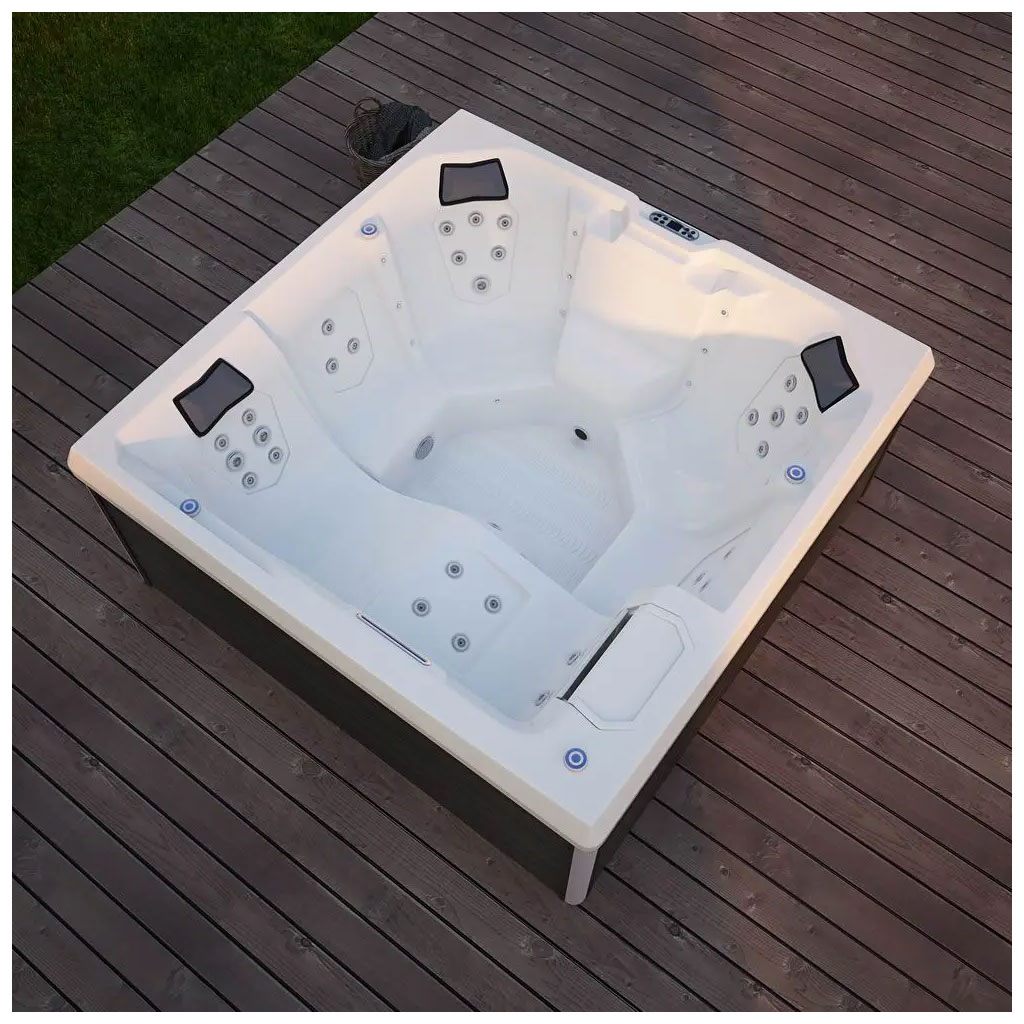 Spa extérieur 6 places - 34 jets - cascade lumineuse - PS-J515