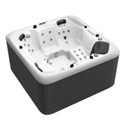 Buitenjacuzzi voor 6 personen - 58 RVS-jets - waterval en LED - PS-J500S