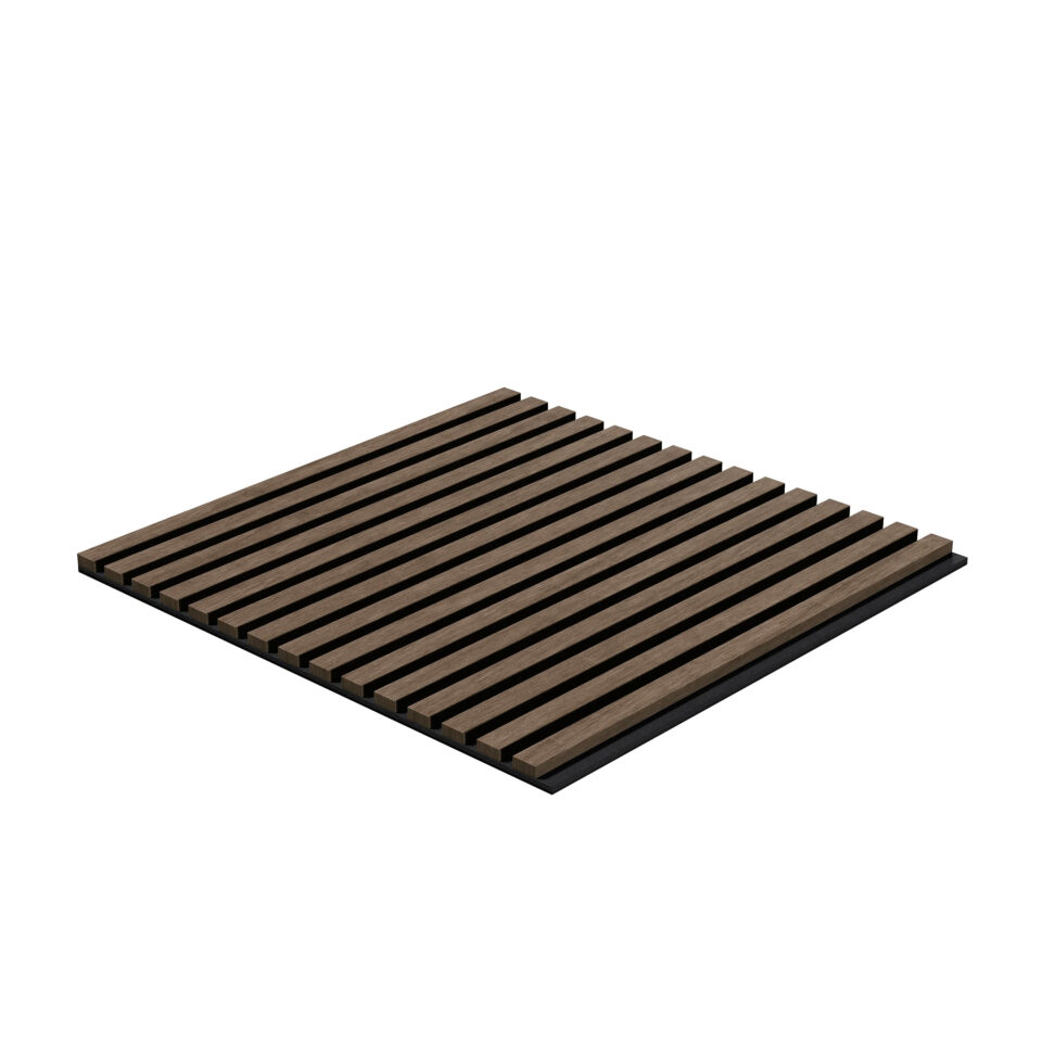 panneau acoustique noyer x4