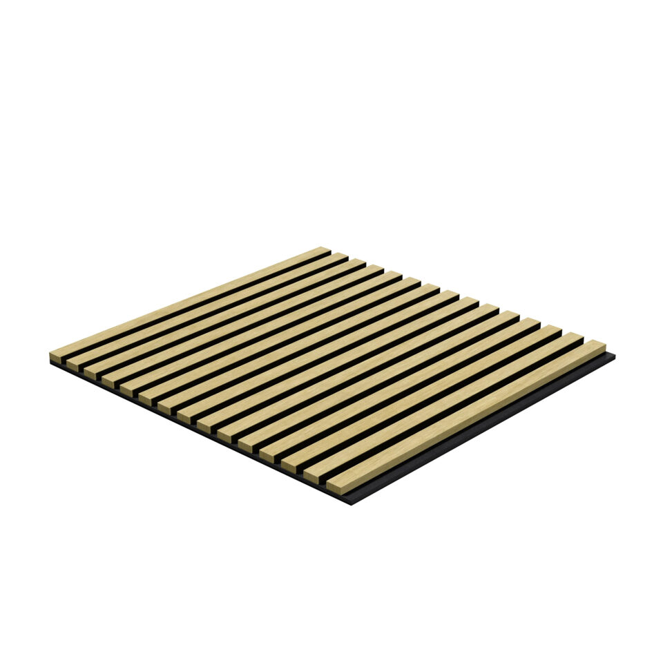 panneau acoustique chêne x4