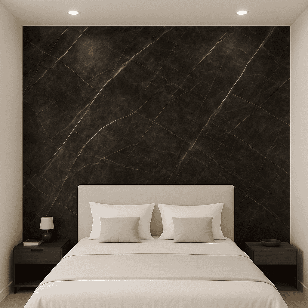 Panneau Adhésif - Effet Marbre Gris