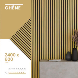 Panneau acoustique - Chêne 21 mm