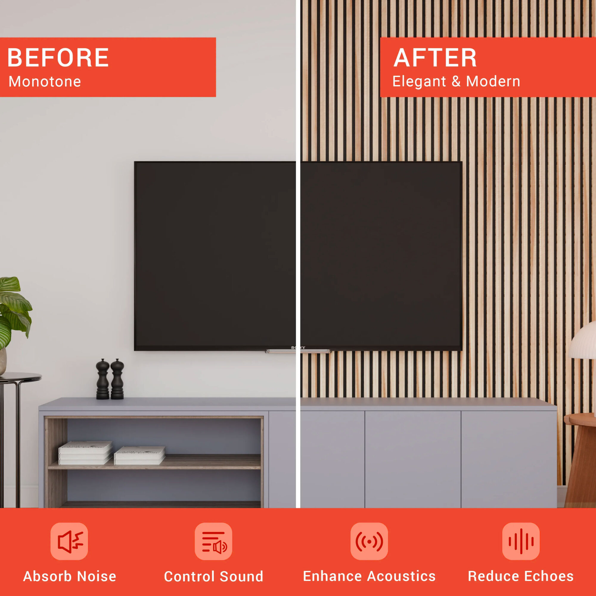 panneau acoustique noyer clair 11 mm