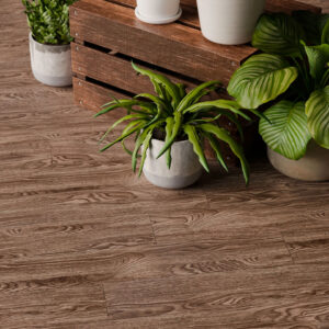 Parquet PVC Clipsable - Bois Foncé