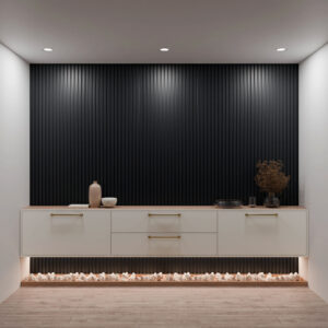 panneau acoustique noir mat 21 mm