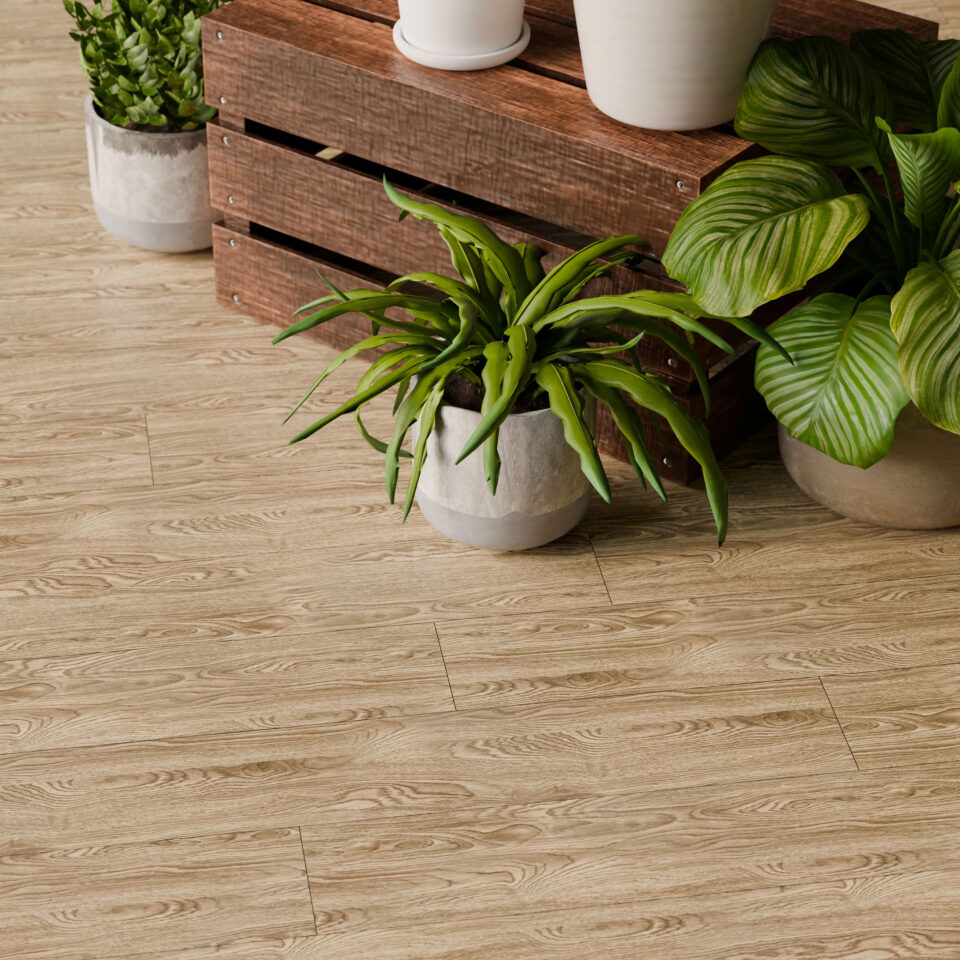 parquet PVC chêne doré