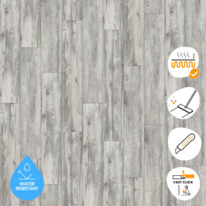 Parquet PVC Clipsable - Bois Gris Clair