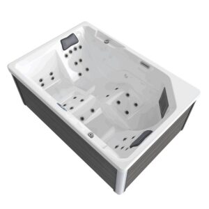 Spa Extérieur Compact – Modèle PS-J6012 _ 2 Places Allongées avec 41 Jets Hydromassants & Design Moderne