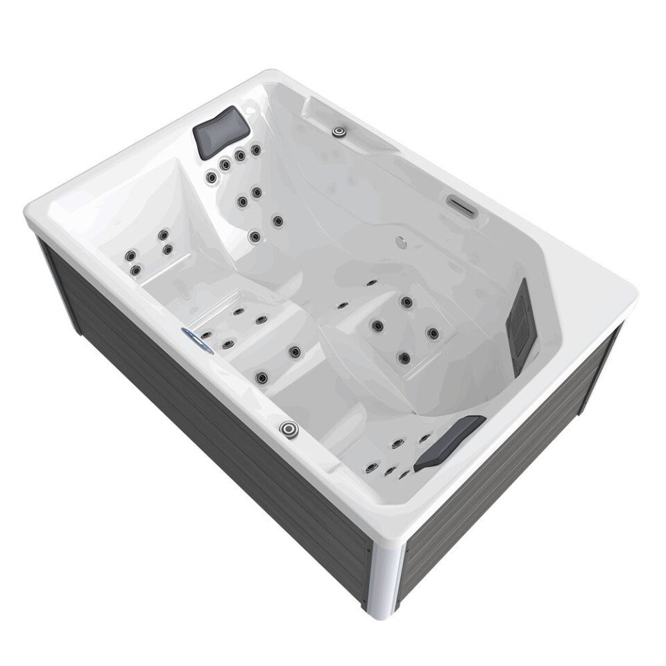 Spa Extérieur Compact – Modèle PS-J6012 _ 2 Places Allongées avec 41 Jets Hydromassants & Design Moderne