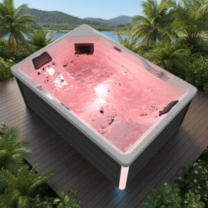 Spa Extérieur Compact – Modèle PS-J265 _ 2 Places Allongées avec 34 Jets Hydromassants & Éclairage LED