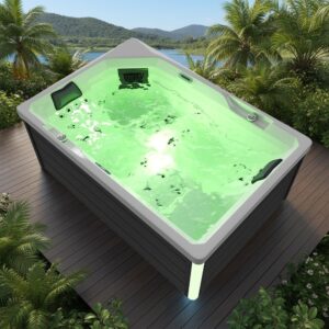 Spa Extérieur Compact – Modèle PS-J265 _ 2 Places Allongées avec 34 Jets Hydromassants & Éclairage LED