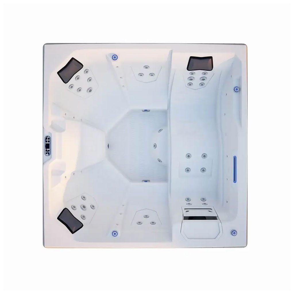 Spa Extérieur Premium – Modèle PS-J515 _ 6 Places avec Jets Hydromassants et Cascade Lumineuse