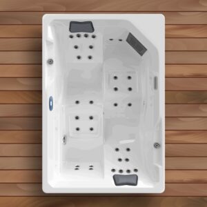 Spa Extérieur Compact – Modèle PS-J6012 _ 2 Places Allongées avec 41 Jets Hydromassants & Design Moderne