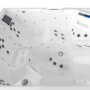 Spa Extérieur Premium en Habillage Bois – Modèle PS-J525 _ 5 Places avec Jets Hydromassants et Chromothérapie