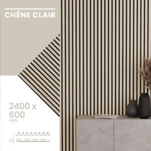 panneau acoustique chaine clair 11 mm