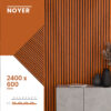 Panneau acoustique en noyer