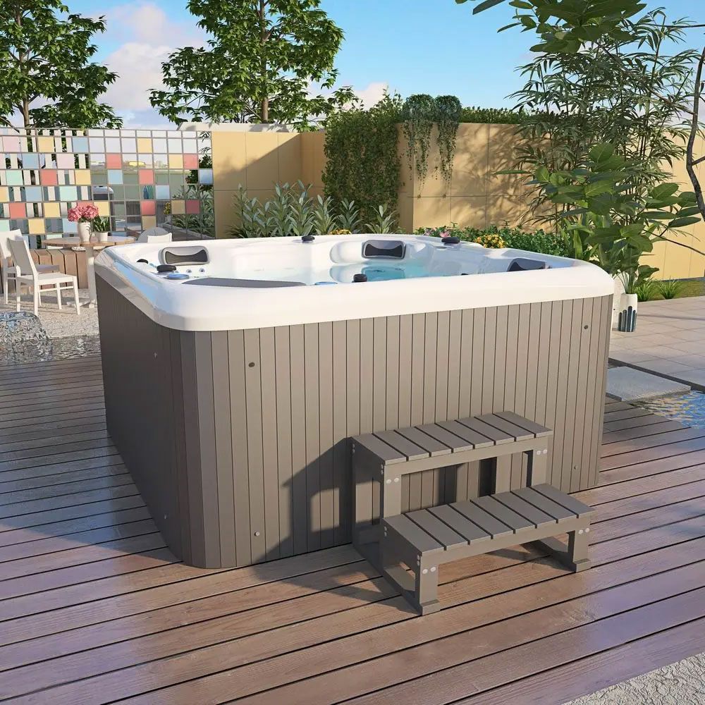 Spa Extérieur Premium – Modèle PS-J500S _ 6 Places avec 58 Jets Inox, Cascade & Éclairage LED