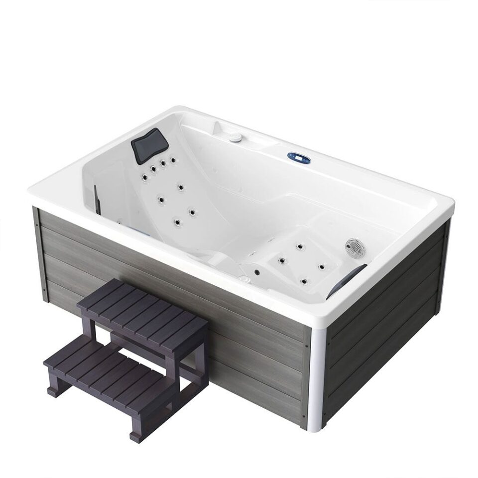 Spa Extérieur Compact – Modèle PS-J265 _ 2 Places Allongées avec 34 Jets Hydromassants & Éclairage LED