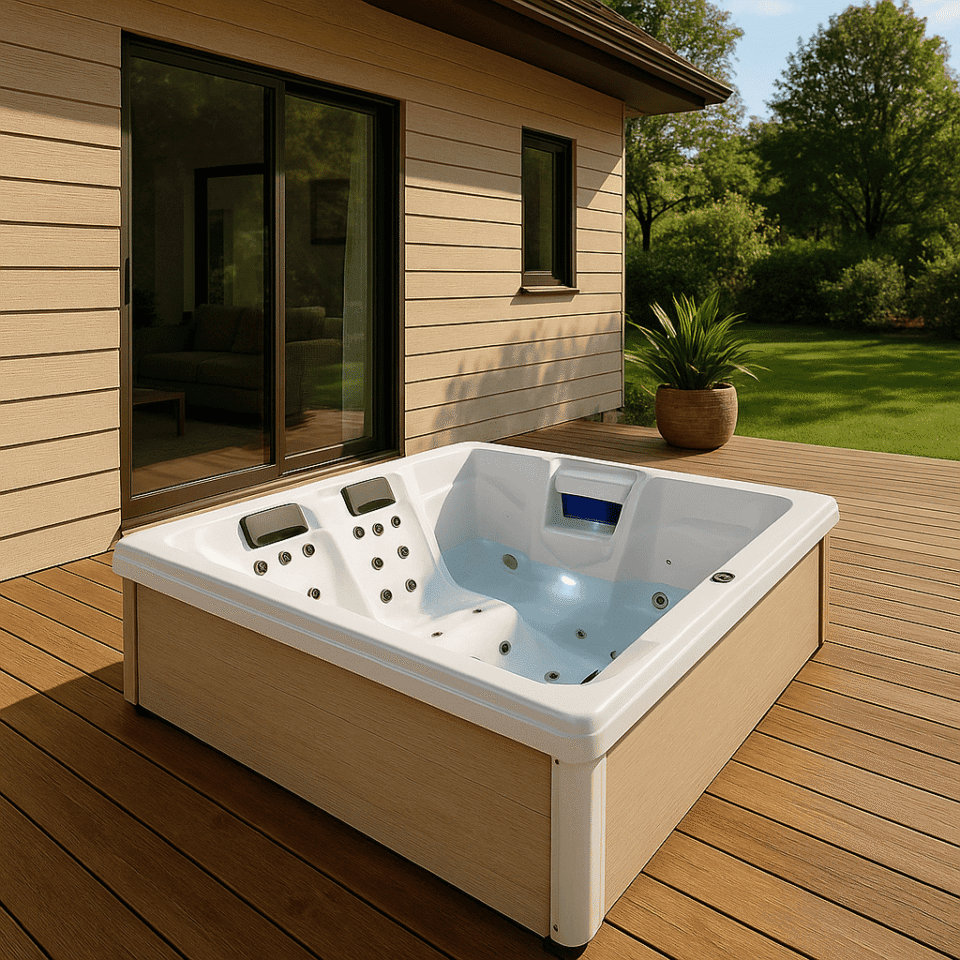 Spa Extérieur Premium – Modèle PS-J245 _ 2 Places Allongées avec 34 Jets Hydromassants & Éclairage LED