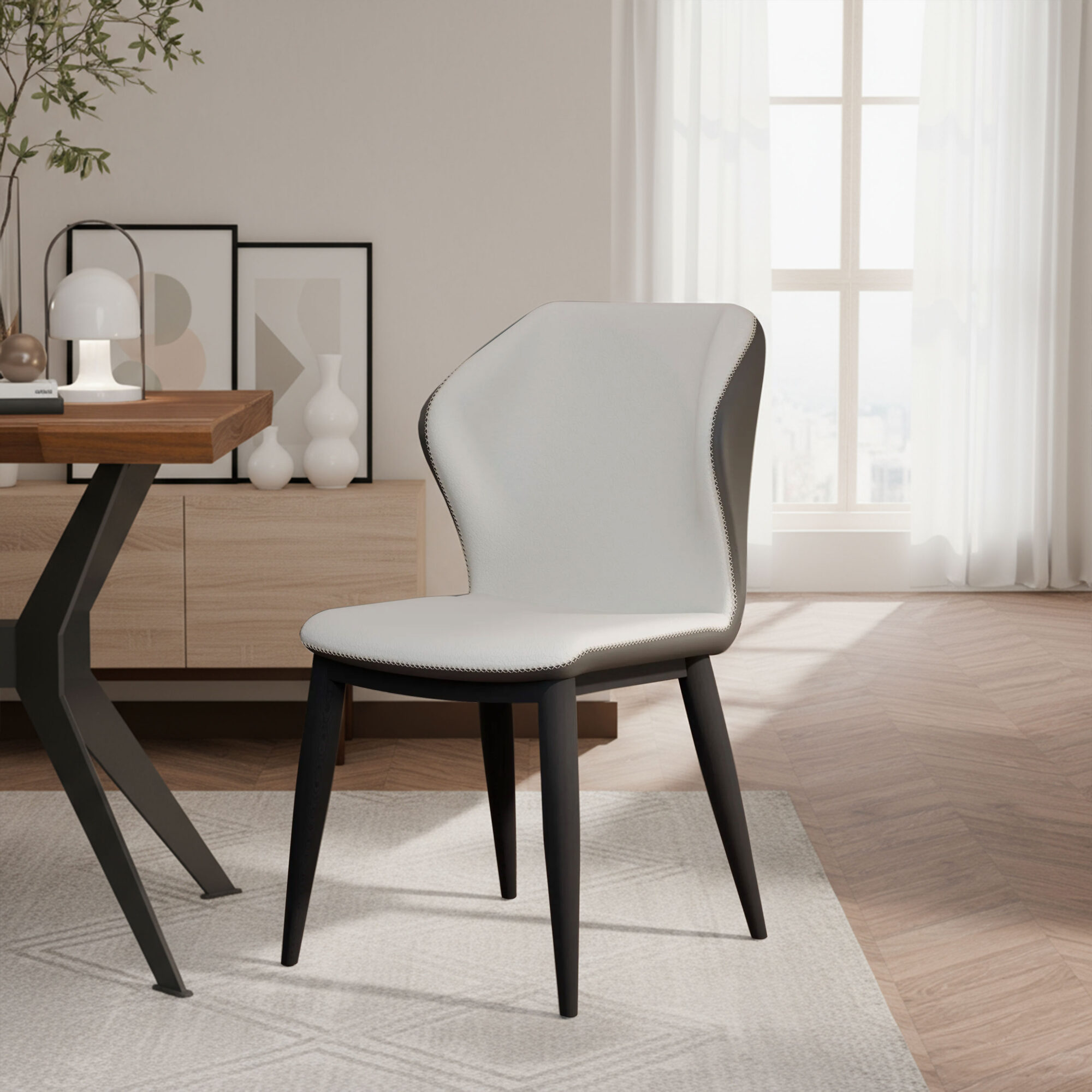 Chaise Milano Gris Beige X2