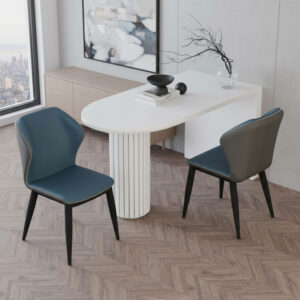 Chaise Milano - Gris / Bleu X2