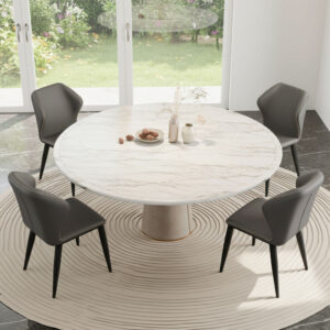 Chaises Milano Gris Brun X2