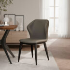 Chaises Milano Gris Brun X2
