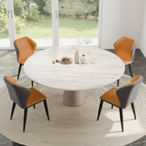 Chaises Milano Gris Orange X2
