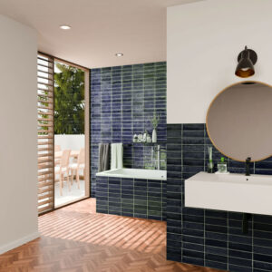 Parquet PVC Clipsable - Chevrons foncés