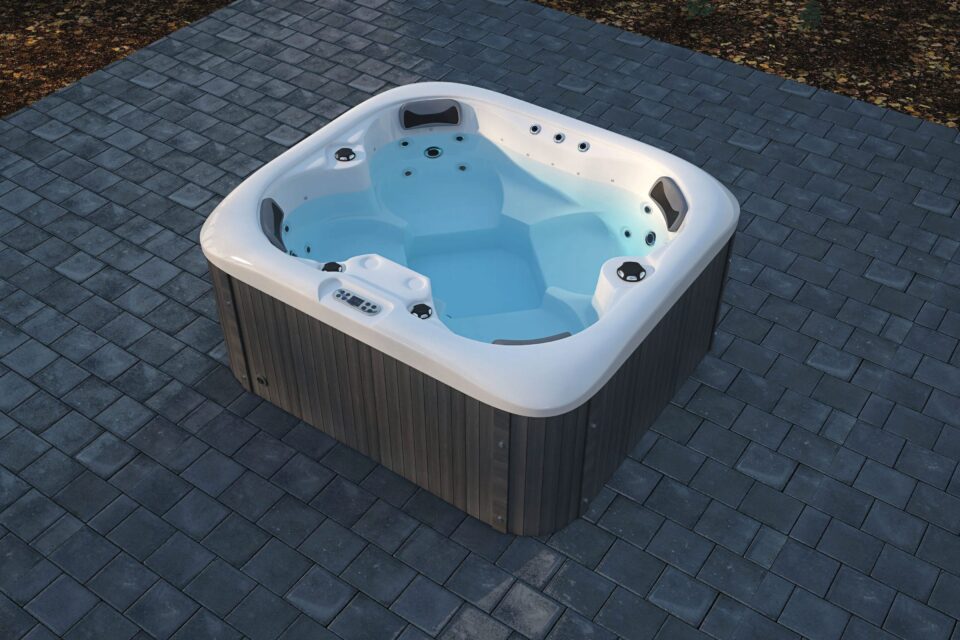 Spa Extérieur Premium – Modèle PS-J425 _ 4 Places avec 23 Jets Hydromassants & Éclairage LED Intégré