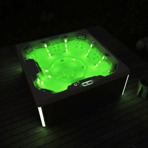 Spa Extérieur Premium – Modèle RL-J600 _ 5 Places (3 Assises + 2 Allongées) avec 31 Jets Hydromassants & Coque Acrylique Blanche