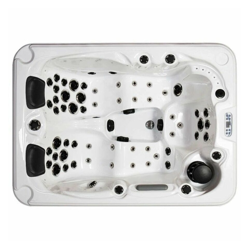 Spa Extérieur Premium – Modèle PS-6016 _ 3 Places (2 Allongées + 1 Assise) avec Jets Hydromassants & Cascade