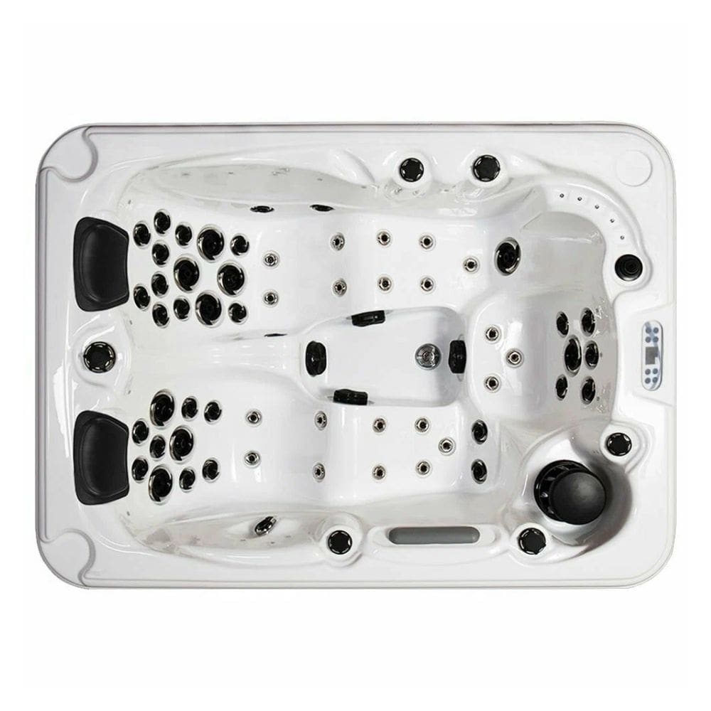 Spa Extérieur Premium – Modèle PS-6016 _ 3 Places (2 Allongées + 1 Assise) avec Jets Hydromassants & Cascade