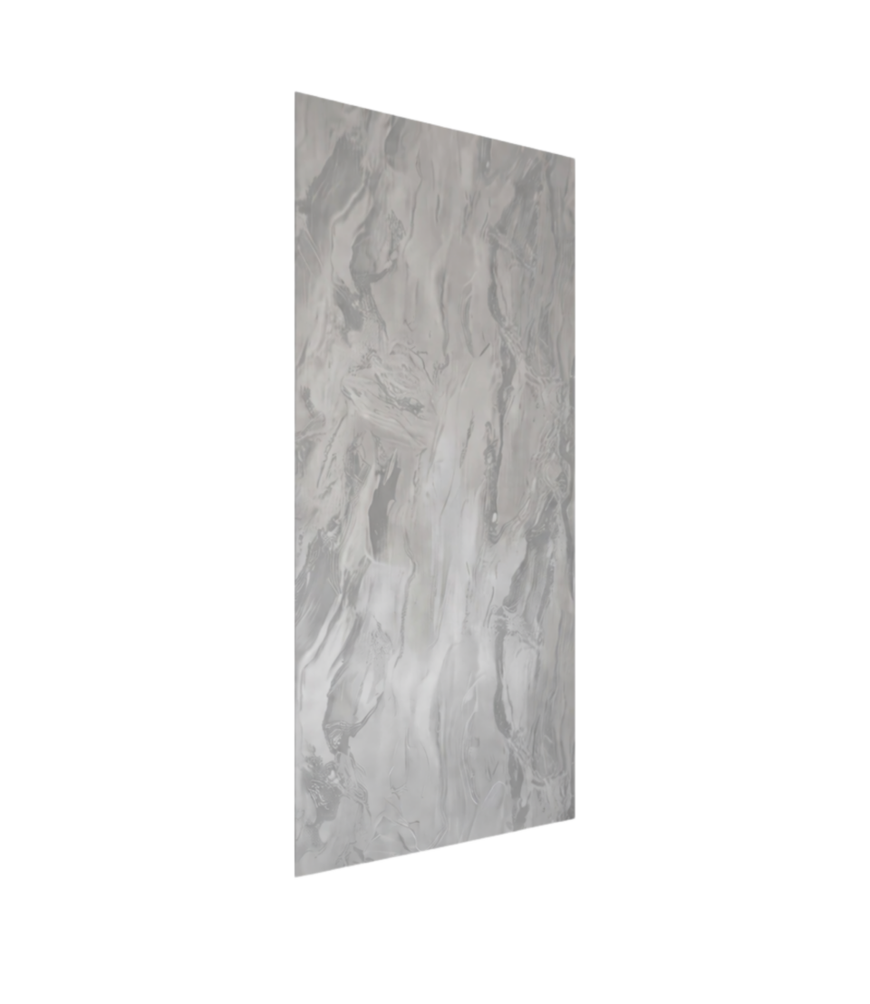 Panneau PVC - Effet Pierre Grise – 250 x 120 cm – Étanche – Garantie 15 ans